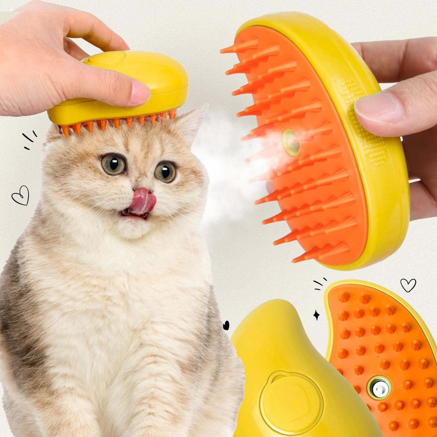 Cat Steamy Brus Masaje de silicona