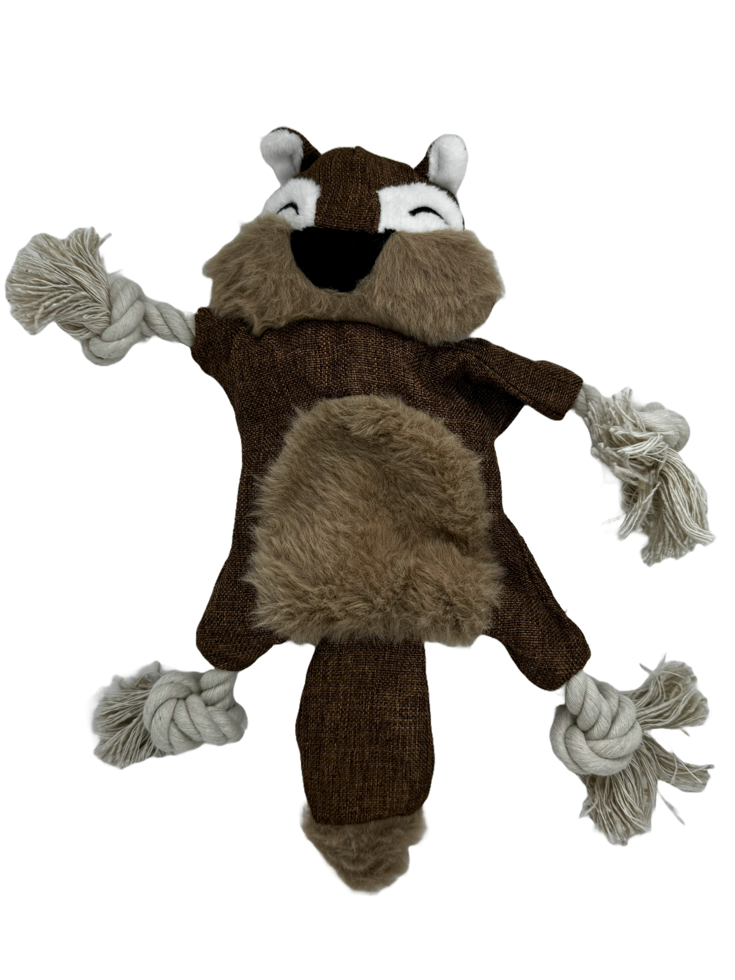 Divertido Juguete de Squirrel con Cuerdas para Mascotas