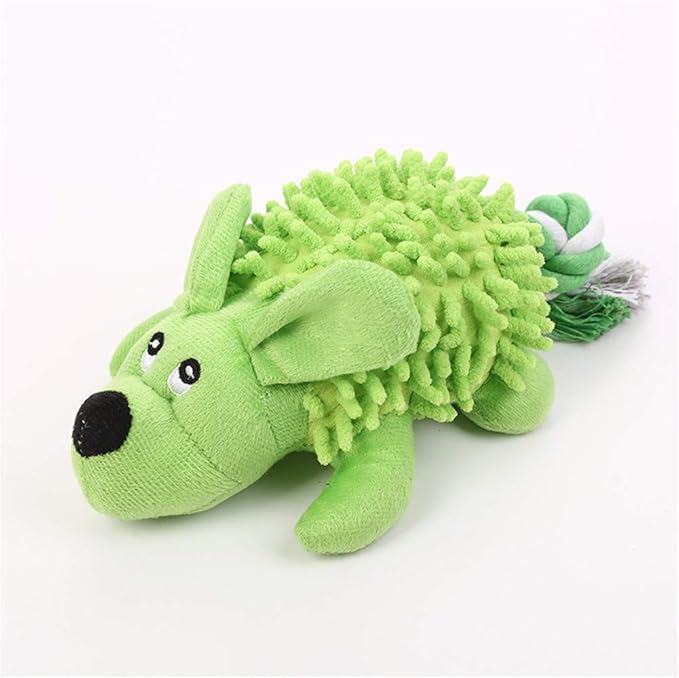 Peluches Juguetes Perro Peludo con Cuerda